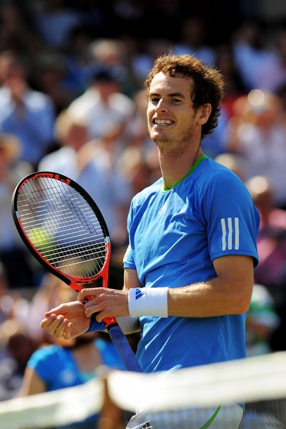andy murray queens club. Scot Andy Murray won his first